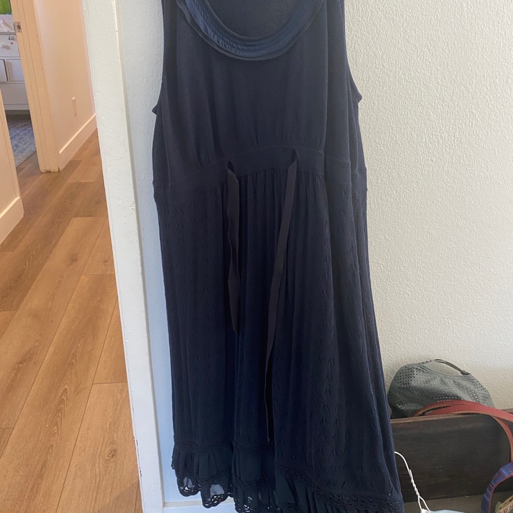 BCBG lace accent dress